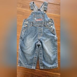 KENNETH COLE REACTION DENIM OVERALLS RN# 46795 SIZE 12 MONTHS
